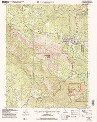 Ahwahnee California Historical topographic map, 1:24000 scale, 7.5 X 7.5 Minute, Year 2004