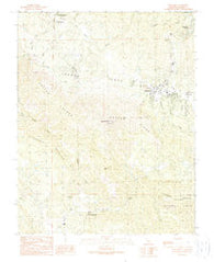 Ahwahnee California Historical topographic map, 1:24000 scale, 7.5 X 7.5 Minute, Year 1990