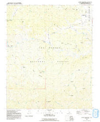 Alamo Mountain California Historical topographic map, 1:24000 scale, 7.5 X 7.5 Minute, Year 1991