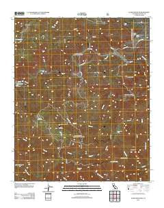 Alamo Mountain California Historical topographic map, 1:24000 scale, 7.5 X 7.5 Minute, Year 2012