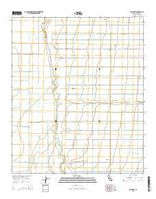 Alamorio California Current topographic map, 1:24000 scale, 7.5 X 7.5 Minute, Year 2015