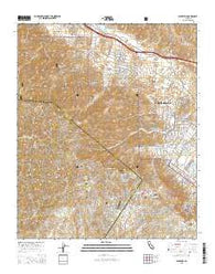 Alberhill California Current topographic map, 1:24000 scale, 7.5 X 7.5 Minute, Year 2015