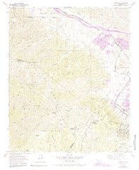 Alberhill California Historical topographic map, 1:24000 scale, 7.5 X 7.5 Minute, Year 1954