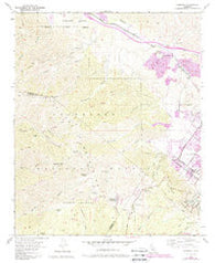 Alberhill California Historical topographic map, 1:24000 scale, 7.5 X 7.5 Minute, Year 1954