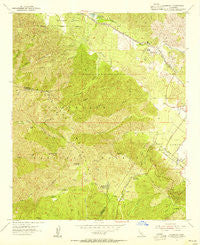 Alberhill California Historical topographic map, 1:24000 scale, 7.5 X 7.5 Minute, Year 1954