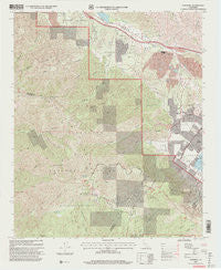 Alberhill California Historical topographic map, 1:24000 scale, 7.5 X 7.5 Minute, Year 1997