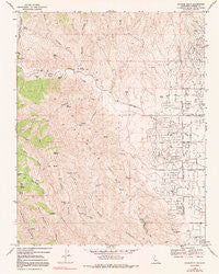 Alcalde Hills California Historical topographic map, 1:24000 scale, 7.5 X 7.5 Minute, Year 1969