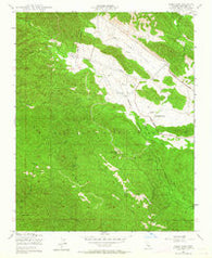 Alder Peak California Historical topographic map, 1:24000 scale, 7.5 X 7.5 Minute, Year 1949