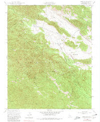 Alder Peak California Historical topographic map, 1:24000 scale, 7.5 X 7.5 Minute, Year 1949