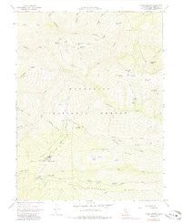Alder Springs California Historical topographic map, 1:24000 scale, 7.5 X 7.5 Minute, Year 1967