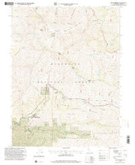 Alder Springs California Historical topographic map, 1:24000 scale, 7.5 X 7.5 Minute, Year 1996