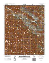 Alder Peak California Historical topographic map, 1:24000 scale, 7.5 X 7.5 Minute, Year 2012