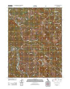 Alderpoint California Historical topographic map, 1:24000 scale, 7.5 X 7.5 Minute, Year 2012