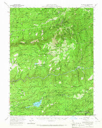 Alleghany California Historical topographic map, 1:62500 scale, 15 X 15 Minute, Year 1950