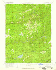 Alleghany California Historical topographic map, 1:62500 scale, 15 X 15 Minute, Year 1950