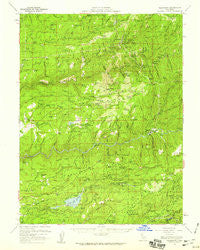 Alleghany California Historical topographic map, 1:62500 scale, 15 X 15 Minute, Year 1950