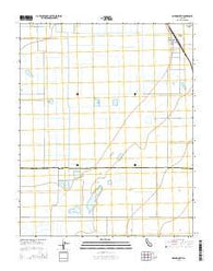 Allensworth California Current topographic map, 1:24000 scale, 7.5 X 7.5 Minute, Year 2015