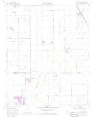 Allensworth California Historical topographic map, 1:24000 scale, 7.5 X 7.5 Minute, Year 1954