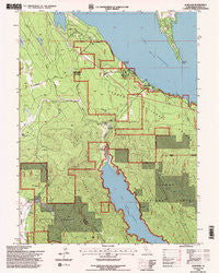Almanor California Historical topographic map, 1:24000 scale, 7.5 X 7.5 Minute, Year 1994