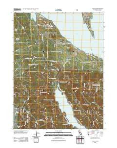 Almanor California Historical topographic map, 1:24000 scale, 7.5 X 7.5 Minute, Year 2012