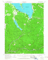 Almanor California Historical topographic map, 1:62500 scale, 15 X 15 Minute, Year 1955
