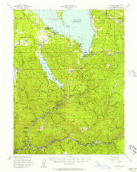 Almanor California Historical topographic map, 1:62500 scale, 15 X 15 Minute, Year 1955