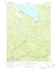 Almanor California Historical topographic map, 1:62500 scale, 15 X 15 Minute, Year 1955