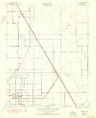 Alpaugh California Historical topographic map, 1:24000 scale, 7.5 X 7.5 Minute, Year 1950