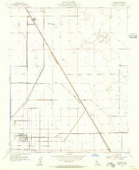 Alpaugh California Historical topographic map, 1:24000 scale, 7.5 X 7.5 Minute, Year 1953