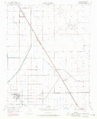 Alpaugh California Historical topographic map, 1:24000 scale, 7.5 X 7.5 Minute, Year 1953