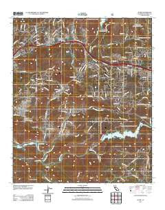 Alpine California Historical topographic map, 1:24000 scale, 7.5 X 7.5 Minute, Year 2012