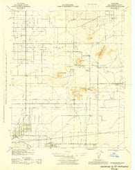 Alpine Butte California Historical topographic map, 1:62500 scale, 15 X 15 Minute, Year 1945