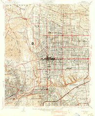 Altadena California Historical topographic map, 1:24000 scale, 7.5 X 7.5 Minute, Year 1928