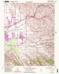 Altamont California Historical topographic map, 1:24000 scale, 7.5 X 7.5 Minute, Year 1953