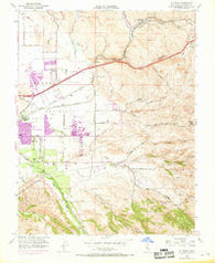 Altamont California Historical topographic map, 1:24000 scale, 7.5 X 7.5 Minute, Year 1953