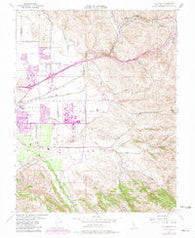 Altamont California Historical topographic map, 1:24000 scale, 7.5 X 7.5 Minute, Year 1953