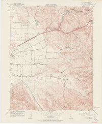 Altamont California Historical topographic map, 1:24000 scale, 7.5 X 7.5 Minute, Year 1953