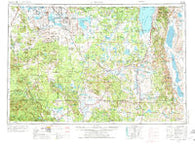 Alturas California Historical topographic map, 1:250000 scale, 1 X 2 Degree, Year 1954