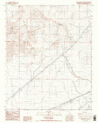 Alvord Mountain East California Historical topographic map, 1:24000 scale, 7.5 X 7.5 Minute, Year 1986