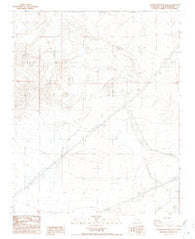 Alvord Mountain East California Historical topographic map, 1:24000 scale, 7.5 X 7.5 Minute, Year 1986