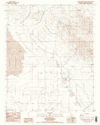 Alvord Mountain West California Historical topographic map, 1:24000 scale, 7.5 X 7.5 Minute, Year 1986
