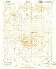 Alvord Mountain California Historical topographic map, 1:62500 scale, 15 X 15 Minute, Year 1948