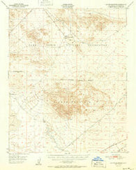 Alvord Mountain California Historical topographic map, 1:62500 scale, 15 X 15 Minute, Year 1951