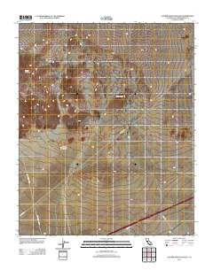 Alvord Mountain East California Historical topographic map, 1:24000 scale, 7.5 X 7.5 Minute, Year 2012