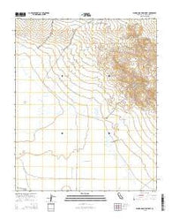 Alvord Mountain West California Current topographic map, 1:24000 scale, 7.5 X 7.5 Minute, Year 2015