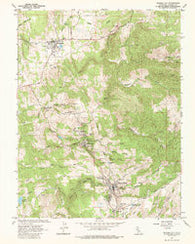 Amador City California Historical topographic map, 1:24000 scale, 7.5 X 7.5 Minute, Year 1962