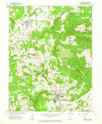 Amador City California Historical topographic map, 1:24000 scale, 7.5 X 7.5 Minute, Year 1962