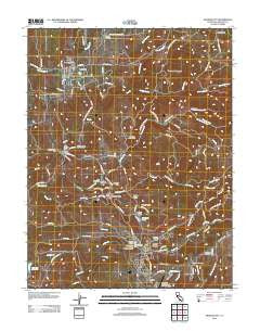 Amador City California Historical topographic map, 1:24000 scale, 7.5 X 7.5 Minute, Year 2012