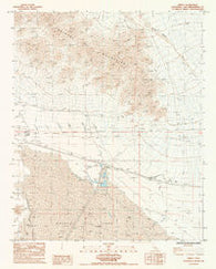 Amboy California Historical topographic map, 1:24000 scale, 7.5 X 7.5 Minute, Year 1985