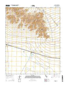 Amboy California Current topographic map, 1:24000 scale, 7.5 X 7.5 Minute, Year 2015